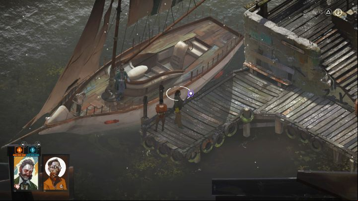 Joyce Messier can be found onboard her yacht - Disco Elysium: Get a reality lowdown - walkthrough - Identity - Disco Elysium Guide