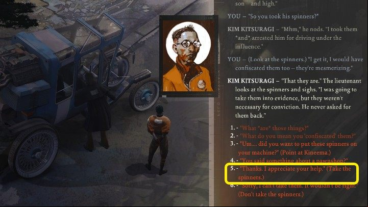 If you did not take any steps towards paying off the debt on the first day, then at 10 p - Disco Elysium: Pay for damages - walkthrough - Personal - Disco Elysium Guide