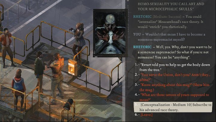 There are 2 ways to access the harbor and Evrart' - Disco Elysium: Where is Evrart Claire? - FAQ - Disco Elysium Guide