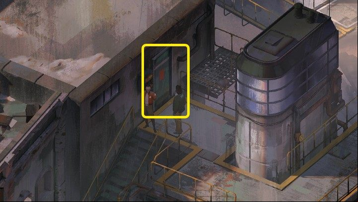 Regardless of the chosen variant of confrontation with Measurehead, you'll be let inside - Disco Elysium: Where is Evrart Claire? - FAQ - Disco Elysium Guide
