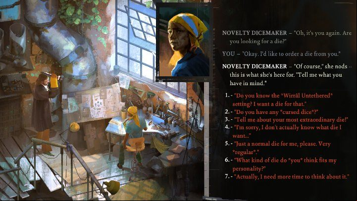 You can order dice from Novelty Dicemaker - you can find her during Investigate Doomed Commercial Area quest - Disco Elysium: Pick up dice from the Dicemaker - walkthrough - Doomed Commercial Area - Disco Elysium Guide