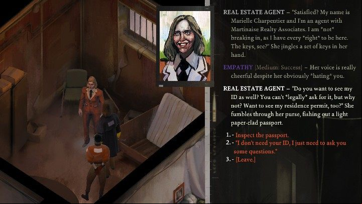 Interact with the door to room #10, then convince the person inside to open it - Disco Elysium: Investigate apartment 10 for the cleaning lady - walkthrough - Other - Disco Elysium Guide