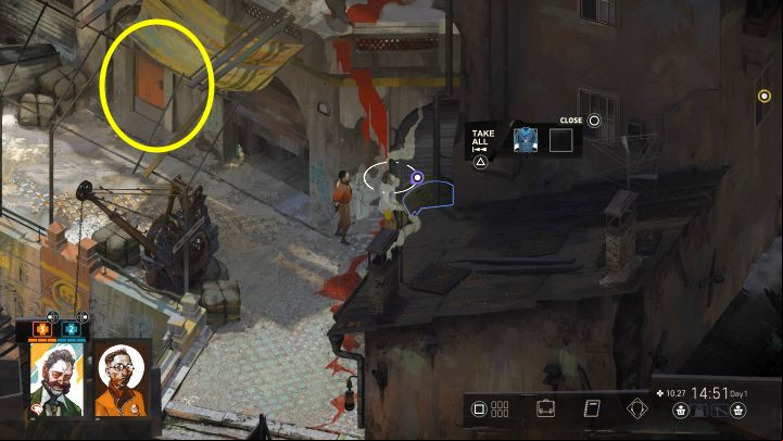 If you've failed the skill check and weren't pointed to the location of the key, you can optionally enter the apartment building via the north-western door - Disco Elysium: The smoker on the balcony - walkthrough - Body identification - Disco Elysium Guide