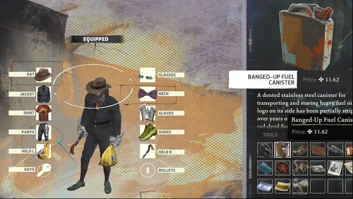 After day 3, you will be able to find a canister near your wrecked car, in which you will be able to transport heavy fuel oil and use it as paint - Disco Elysium: Add even more beauty to the wall - walkthrough - Other - Disco Elysium Guide