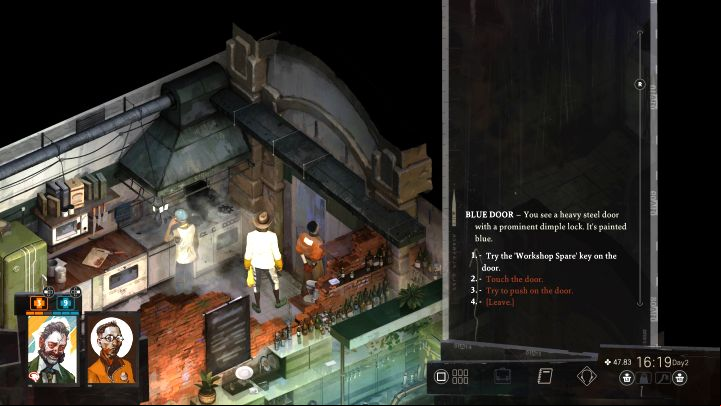 Before starting this task, make sure to complete Investigate the Doomed Commercial Area - during its course, you'll receive access to abandoned building, meet with Novelty Dicemaker, and get to ask questions about various businesses that have gone bankrupt - Disco Elysium: The Doomed Hostel? - Other - Disco Elysium Guide