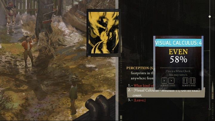 Active Skill Checks are chosen by you as you conduct your interviews - Disco Elysium: Skill checks - Basics - Disco Elysium Guide