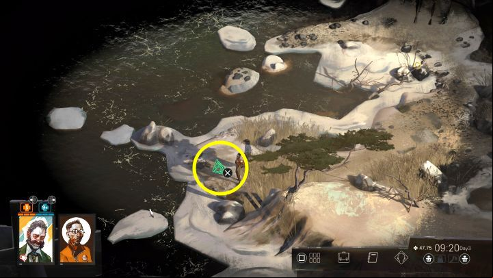 You have to visit the northern end of the map - this will be north of the Feld building (the one with a large mural) - Disco Elysium: Inspect the traps - walkthrough - Cryptozoologists - Disco Elysium Guide
