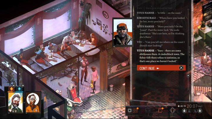 This task is a continuation of the Make Titus give up Ruby's location task - we described it on a separate page of this guide - Disco Elysium: Ask about Ruby in the village - walkthrough - Ruby and the shooter - Disco Elysium Guide
