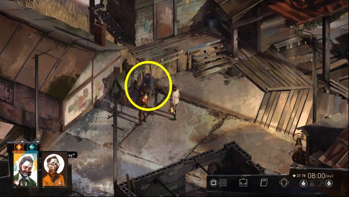 Once you reach the west coast, head north-west to the fishing village - Disco Elysium: Ask about Ruby in the village - walkthrough - Ruby and the shooter - Disco Elysium Guide