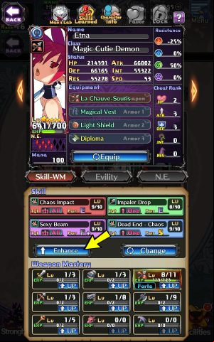 You can level up skills with experience points gained during combat - Disgaea RPG: Character development - Basics - Disgaea RPG Guide