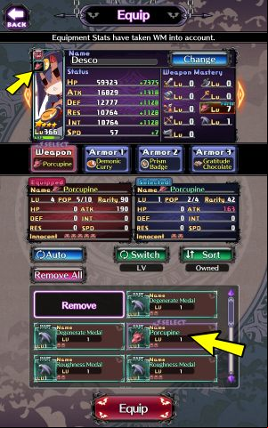 Then click on Equip - Disgaea RPG: Equipment - how to equip? - FAQ - Disgaea RPG Guide