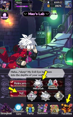 Go to Facilities (the icon at the bottom of the screen), and then go to Mao's Lab - Disgaea RPG: Character copies - what to do with them? - FAQ - Disgaea RPG Guide