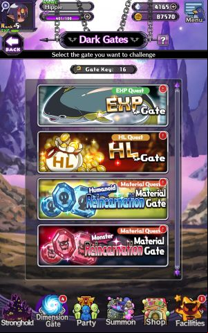 Dark Gates are divided into 4 areas - Disgaea RPG: Dark Gates - Basics - Disgaea RPG Guide