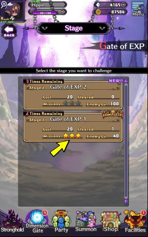 Dark Gates offers experience, HL coins, or gems without the need to repeat the battle - Disgaea RPG: Dark Gates - Basics - Disgaea RPG Guide