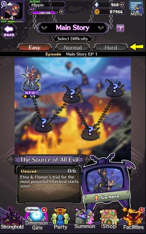 The main missions are divided into several chapters - Disgaea RPG: Dimension Gate - Basics - Disgaea RPG Guide