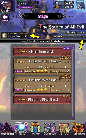 Each area in a given chapter has several to a dozen stages consisting of fights and short dialogue sequences - Disgaea RPG: Dimension Gate - Basics - Disgaea RPG Guide