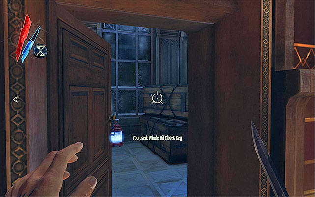 The last method consists in disabling the wall of light, which is, unfortunately, quite complicated - Exploring the Boyle Estate's first floor - Mission 5 - Lady Boyles Last Party - Dishonored - Game Guide and Walkthrough