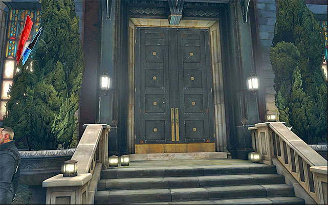 You can also use the ballroom door - Accessing the Boyle Estate building - Mission 5 - Lady Boyles Last Party - Dishonored - Game Guide and Walkthrough