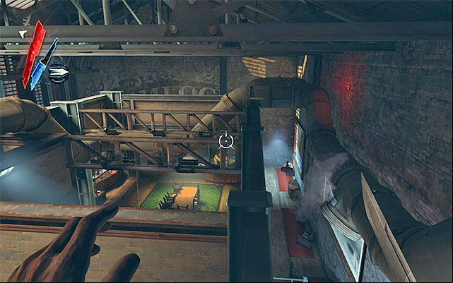 There is a variety of approaches to going around the abovementioned walls of light, like walking over pipes, or using Blink (teleportation) to reach the rooms on the floor, or even their upper parts - Exploring Sokolov's apartment - Mission 4 - The Royal Physician - Dishonored - Game Guide and Walkthrough