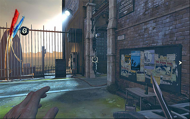The age to the district, where Sokolov's apartment is located, is guarded by another wall of light, and going around it can be tricky - Getting around the third outpost - Mission 4 - The Royal Physician - Dishonored - Game Guide and Walkthrough