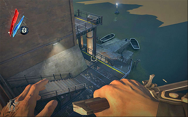 The surroundings are patrolled by quite large numbers of guards, so it would be a good idea to devote a few moments to planning further steps - Getting around the third outpost - Mission 4 - The Royal Physician - Dishonored - Game Guide and Walkthrough