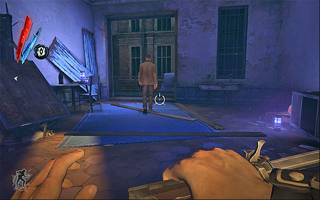 Around there are a few apartments on the upper floors, and it's easiest to access them by walking on rooftops (the best way to reach the rooftops is to take the staircase in Pratchett's apartment) - Exploring Pratchett's apartment and the neighboring houses - Mission 4 - The Royal Physician - Dishonored - Game Guide and Walkthrough