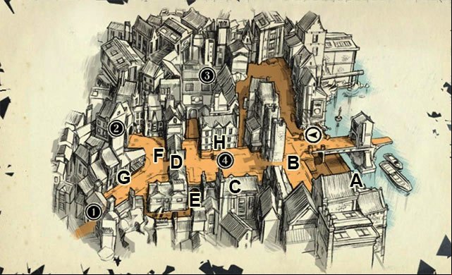 Legend - Mission plan - Mission 3 - House of Pleasure - Dishonored - Game Guide and Walkthrough