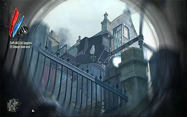 The quest starts in exactly the same place as the previous one, so you already should have much insight into the situation - Getting past the first watchtower - Mission 3 - House of Pleasure - Dishonored - Game Guide and Walkthrough