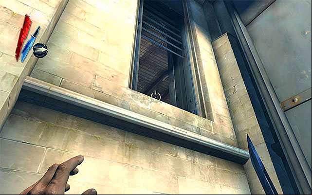 The third, and the last, variant, assumes exploration of the area to the right of the main room - Exploring Dunwall Tower's Roof - Mission 6 - Return to the Tower - Dishonored - Game Guide and Walkthrough