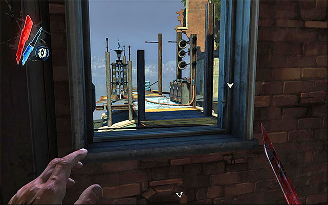 A way better means of reaching Piero's workshop is taking the footbridge connecting the third floor of the pub (Corvo's chambers) with the tower that Emily used to stay in - Meeting with Piero and Sokolov - Mission 8 - The Loyalists - Dishonored - Game Guide and Walkthrough