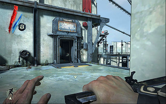 A considerable problem here is, of course, the wall of light - Gaining access into the gatehouse - Mission 9 - The Light at the End - Dishonored - Game Guide and Walkthrough