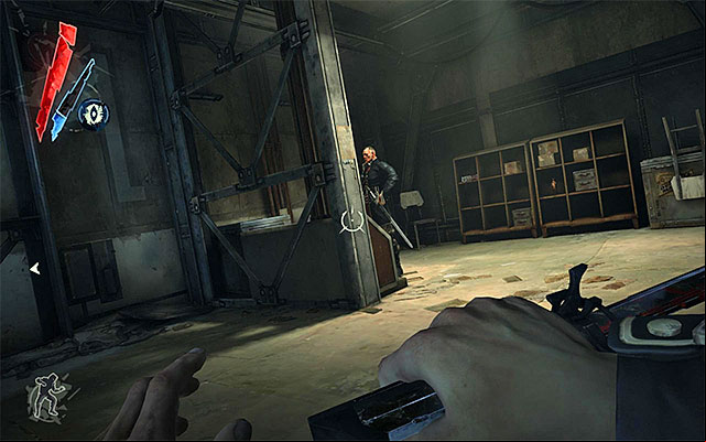 If you don't mind eliminating guards you encounter, it is better to use the stairs - Reaching the Lighthouse elevator - Mission 9 - The Light at the End - Dishonored - Game Guide and Walkthrough