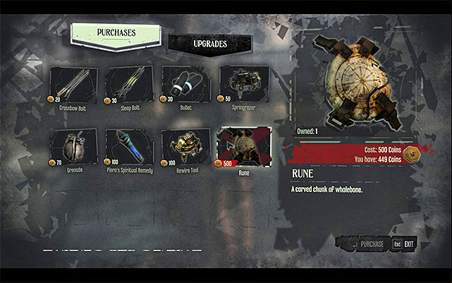 RUNE 2/2 - The rune is in Piero's stock (you can also buy it during one of your visits to the pub) - Runes - locations - p. 1 - Collectibles - Dishonored - Game Guide and Walkthrough