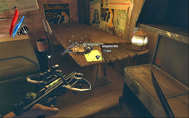 RUNE 2/3 - The rune is lying on the table inside Corvo's chambers - Runes - locations - p. 2 - Collectibles - Dishonored - Game Guide and Walkthrough