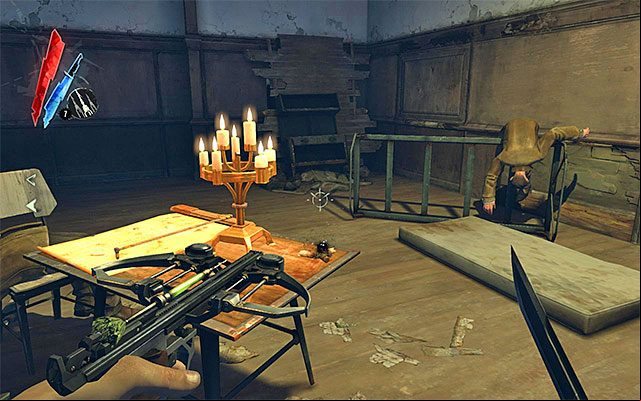 BONE CHARM 2/5 - The charm is upstairs, in the building that Griff was hiding in - Bone Charms - locations - Collectibles - Dishonored - Game Guide and Walkthrough