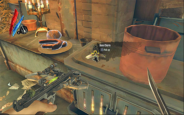 BONE CHARM 5/5 - The charm is in the sewers under the second wall of light, more precisely, in the area where there stays Granny - Bone Charms - locations - Collectibles - Dishonored - Game Guide and Walkthrough