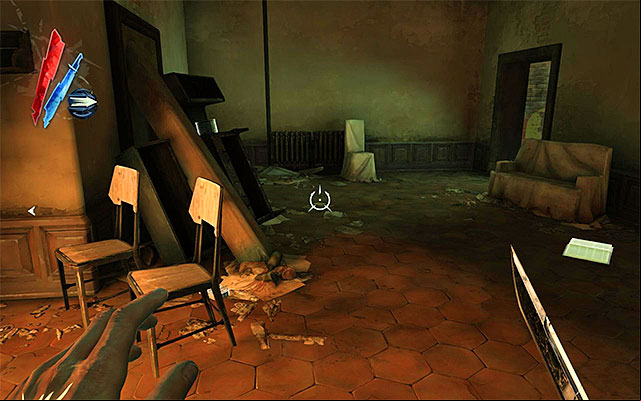 BONE CHARM 2/8 - The charm is on one of the higher floors of the building located at Rudshore Waterfront (the starting point with large water reservoir) - Bone Charms - locations - Collectibles - Dishonored - Game Guide and Walkthrough