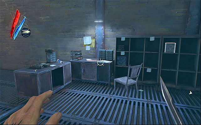 BLUEPRINT 1/1 (Folded Galvani Resin) - The blueprint is on the table on upstairs the warehouse between the first and the second outpost - Blueprints - locations - Collectibles - Dishonored - Game Guide and Walkthrough