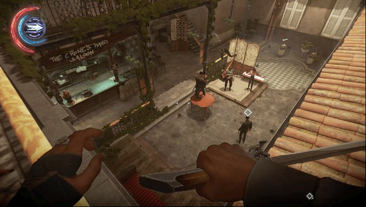 Use the bottle to interrupt the party. - Paolos body | Mission 6 - Mission 6 - Dust District - Dishonored 2 Game Guide