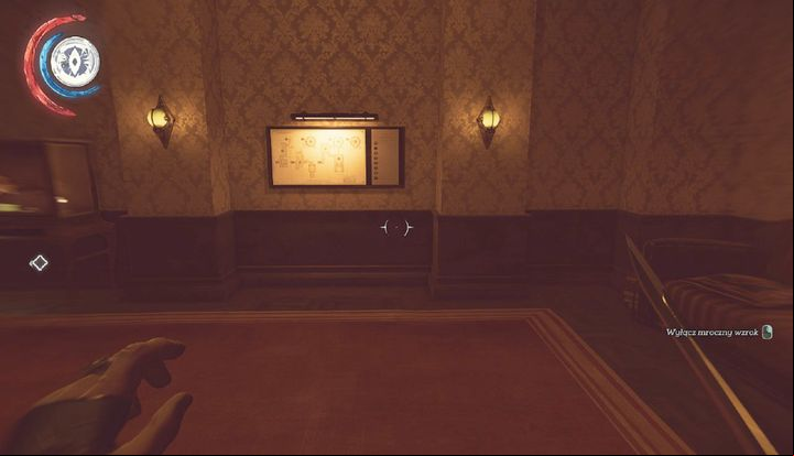Map and the case with the collectible. - Free Anton Sokolov | Mission 4 - Mission 4 - The Clockwork Mansion - Dishonored 2 Game Guide