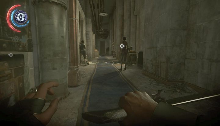 Jump onto the venting shaft above the witches. - Eliminate Delilah Copperspoon | Mission 9 - Mission 9 - Death to the Empress - Dishonored 2 Game Guide