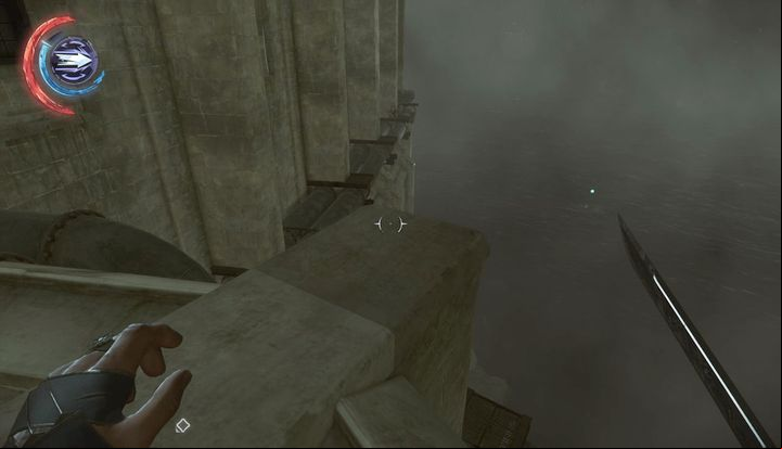 Walk over the pipes on the right to get to the bone charm. - Secrets | Mission 9 - Mission 9 - Death to the Empress - Dishonored 2 Game Guide