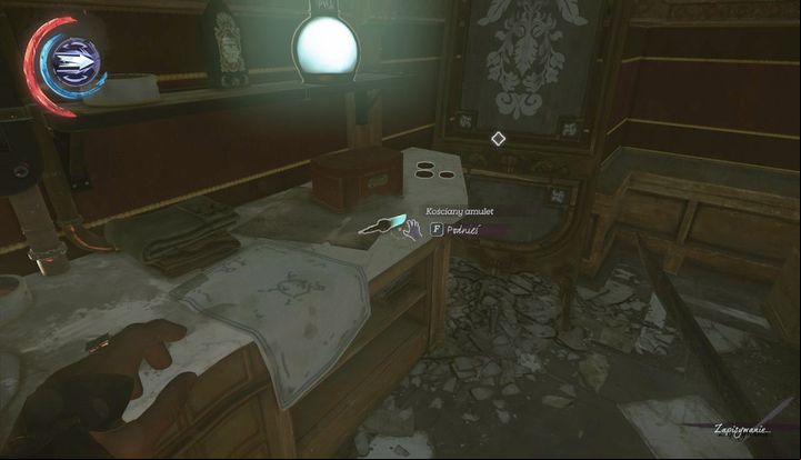 This bone charm is on the chest. - Secrets | Mission 9 - Mission 9 - Death to the Empress - Dishonored 2 Game Guide