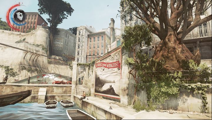 Theres a rune inside the dead whales mouth. - Locate the black market shop (optional) | Mission 2 - Mission 2 - Edge of the World - Dishonored 2 Game Guide