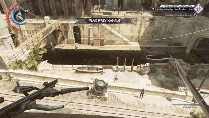 The Channel Square is an area controlled by the guards. - Get help from Mindy (optional) | Mission 2 - Mission 2 - Edge of the World - Dishonored 2 Game Guide