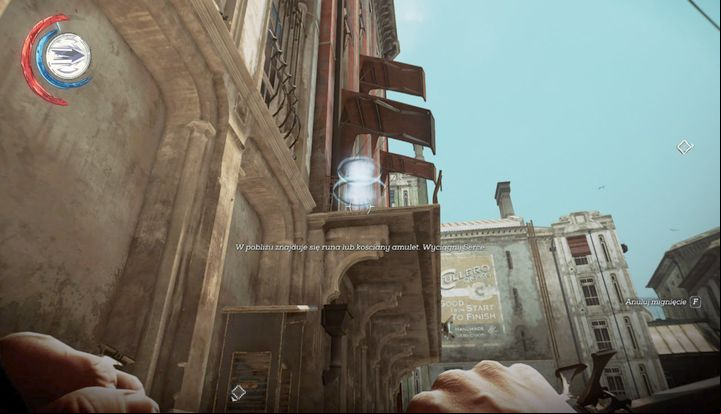 Jump onto the balcony which will let you get to the outpost. - Get help from Mindy (optional) | Mission 2 - Mission 2 - Edge of the World - Dishonored 2 Game Guide