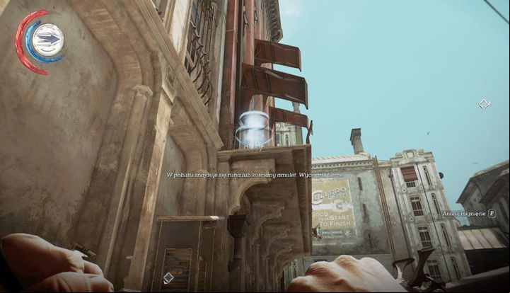 Get onto the next balcony with blink. - Get help from Mindy (optional) | Mission 2 - Mission 2 - Edge of the World - Dishonored 2 Game Guide