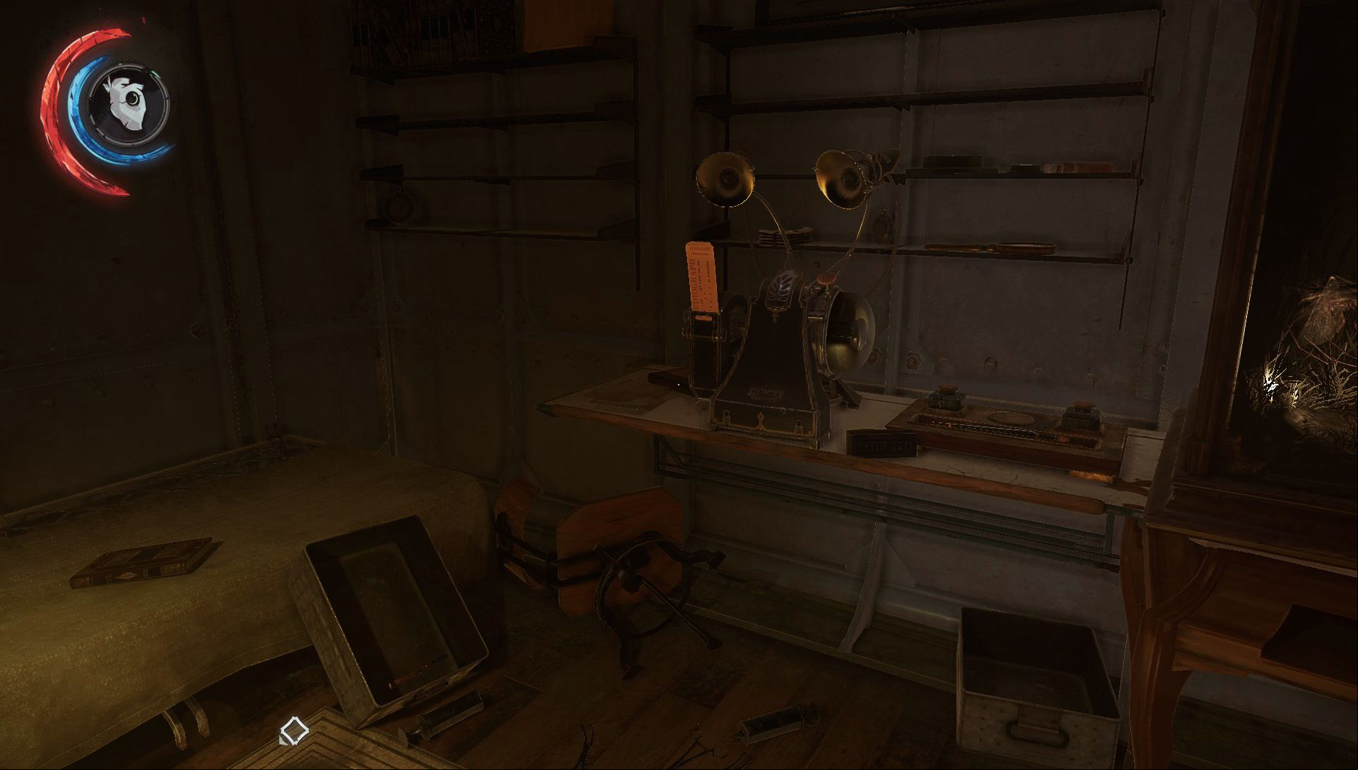 Audiograph in Sokolovs cabin. - Secrets | Mission 2 - Mission 2 - Edge of the World - Dishonored 2 Game Guide