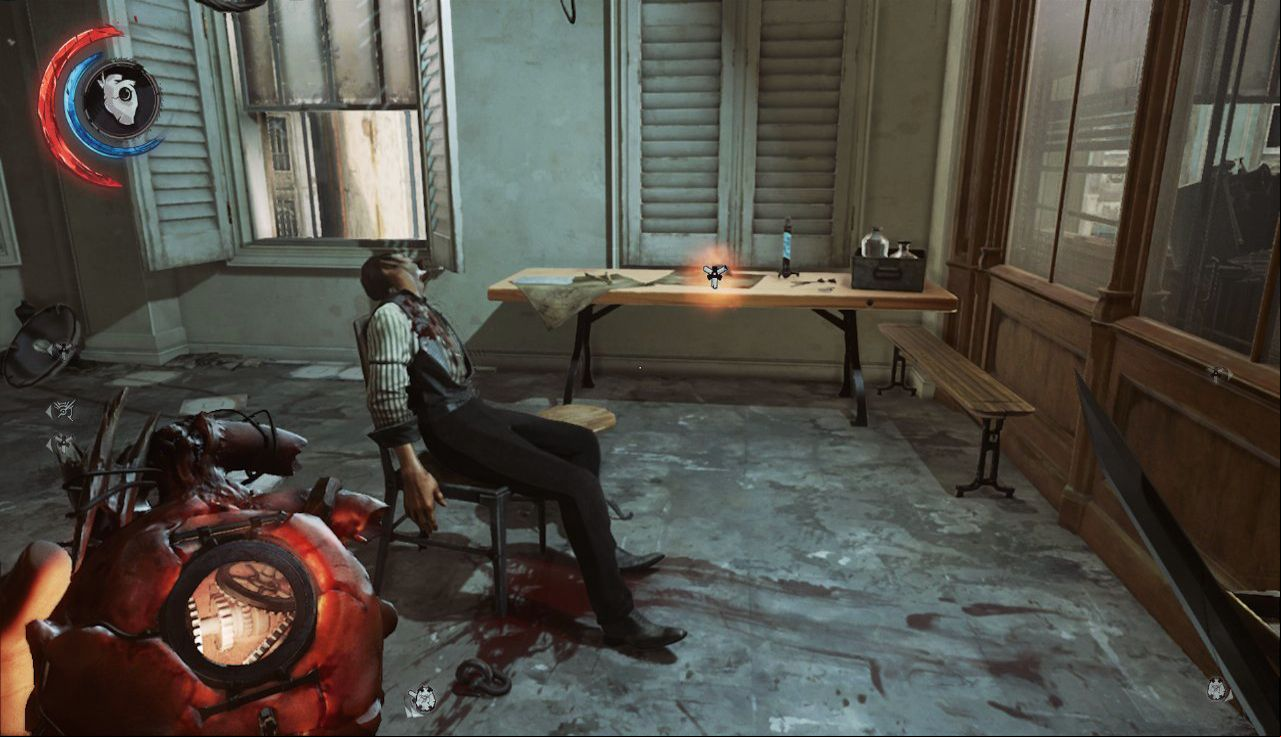 The interrogation room contains a bone charm. - Secrets | Mission 2 - Mission 2 - Edge of the World - Dishonored 2 Game Guide