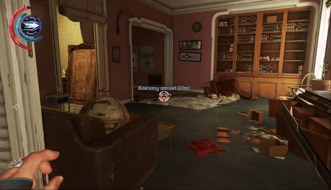 The Bone charm is in the floor. - Secrets | Mission 2 - Mission 2 - Edge of the World - Dishonored 2 Game Guide